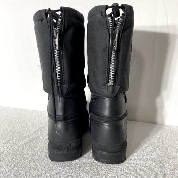 Vintage Kamik Black Limited Edition Embroidered Insulated Winter Boots 9 - Picture 5 of 13